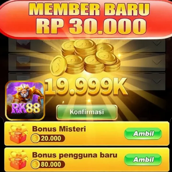 RK888 Bonus Member Baru 100%